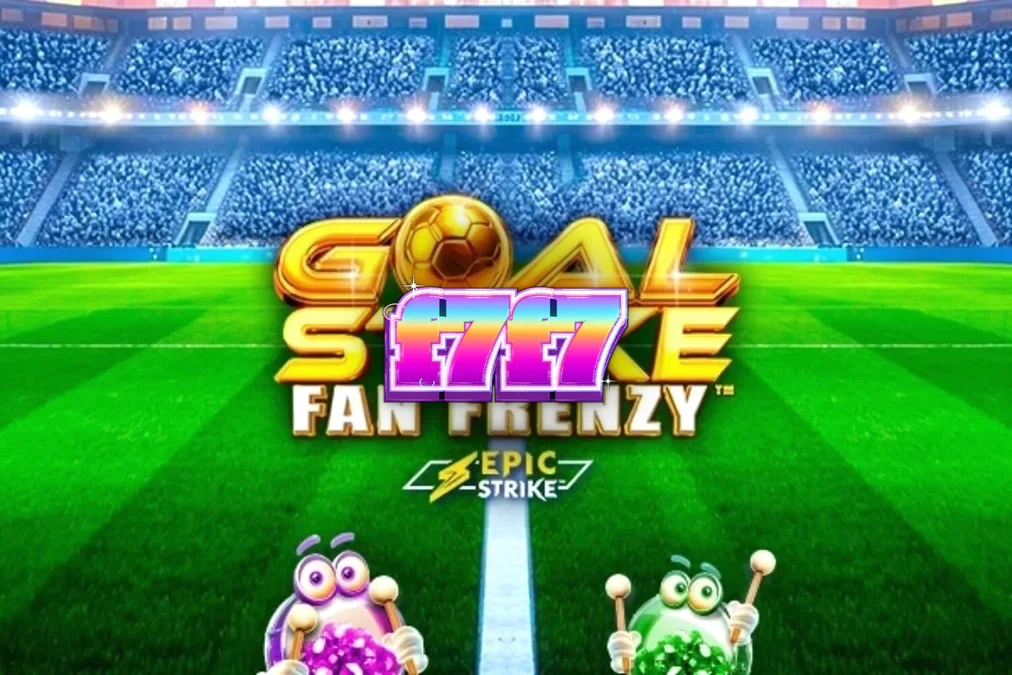 Tampilan visual stadion meriah dalam permainan slot Goal Strike Fan Frenzy
